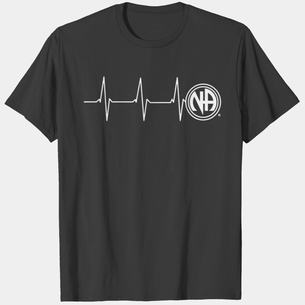 Narcotics Anonymous Shirt Heartbeat Aa 12 Step Gif T-shirt